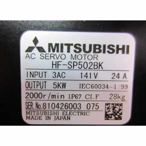 议价供应全新原装三菱伺服电机HF-SP502B/HF-SP502BK