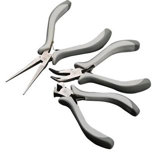 迷你小号尖嘴钳多功能弹簧珠宝饰品diy手工钳子弯嘴钳圆头老虎钳