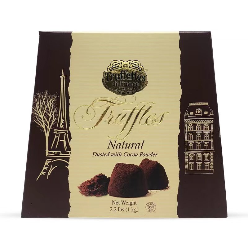 现货~法国乔慕truffles原味黑松露巧克力1kg大自然生日礼物圣诞节