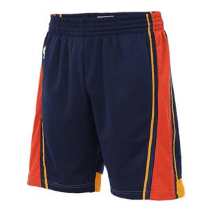 MN勇士队09-10赛季球裤经典复古撞色透气舒适运动短裤球迷版男NBA