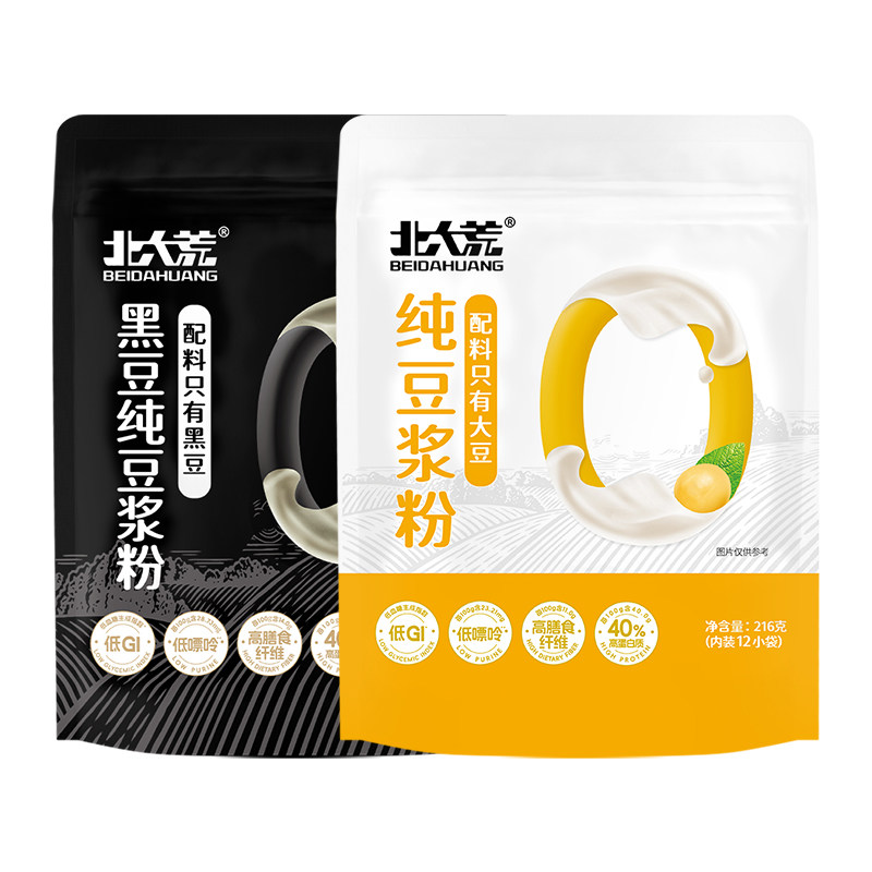 北大荒纯豆浆粉216g高蛋白