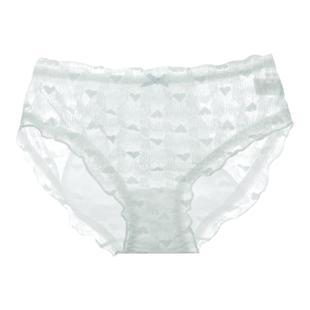 生理裤内裤女生夏季薄款蕾丝透气月经期防漏卫生裤中腰女士姨妈裤