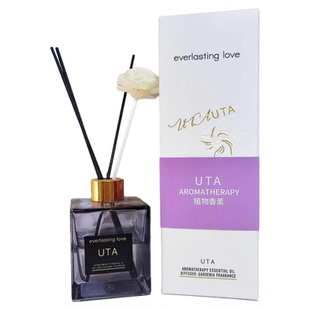 正品UTA尤她栀子花香薰摆件房间卫生间无火香薰精油干花挥发香薰