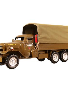 铁艺复古怀旧办公室军车汽车模型