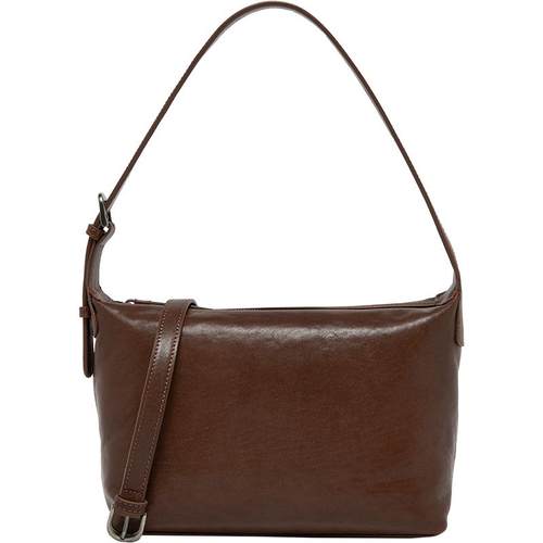 Bata2025冬季新款牛皮柔软轻便单肩腋下包25B01DX5