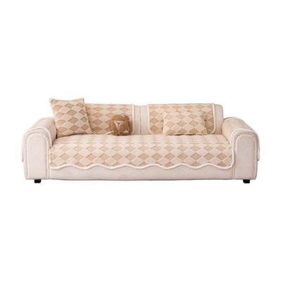 俏丽坊泰兔绒蓄热法式客厅沙发垫