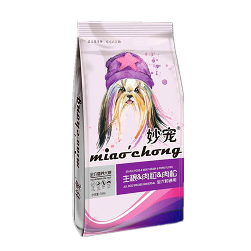 肉松牛肉粒成犬幼犬通用狗粮妙宠