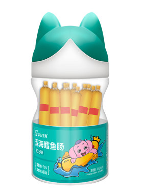 华氏宝贝深海鳕鱼肠DHA藻油零食