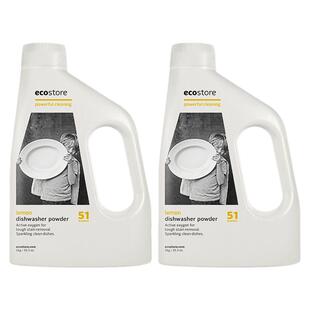 ecostore宜可诚洗碗粉洗碗机专用清洁洗涤剂新西兰进口柠檬1kg*2