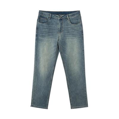 美特斯邦威牛仔裤男2025夏季新款宽松百搭经典标准直筒牛仔长裤