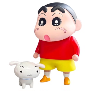 蜡笔小新摆件大号桌面摆件客厅玄关装饰品儿童可爱创意公仔存钱罐
