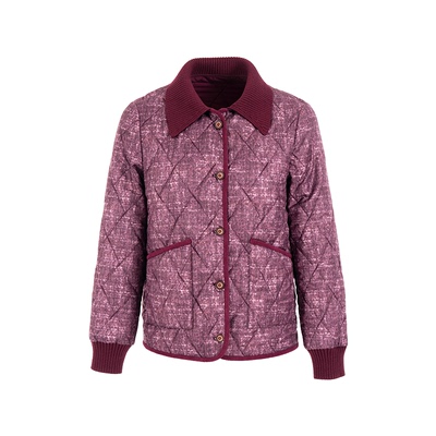 乔万尼英伦风短款棉服女棉衣外套