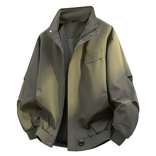 WASSUP PALM外套男款2026新款秋冬美式工装加厚保暖宽松棉衣夹克