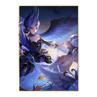 卡通动漫钻石画2025满钻小乔天鹅之梦点贴钻十字绣客厅卧室钻石绣