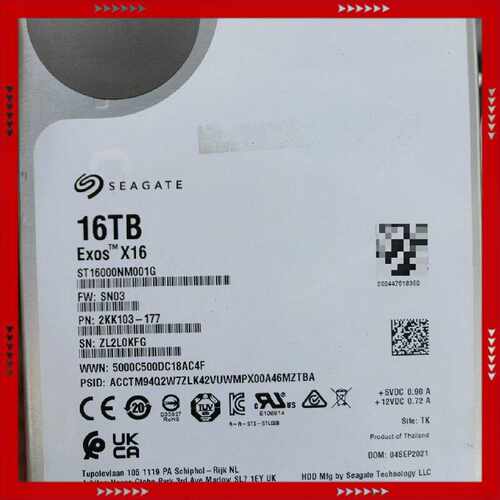【问价】希捷银河企业级16T SATA