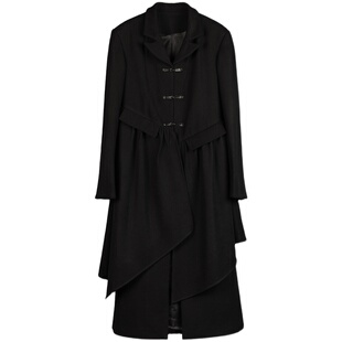 VAPOURBLUE【臻享礼遇】原创设计解构中式不规则长款外套