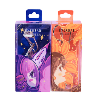 everbab一飞冲天睫毛夹太阳花女卷翘持久定型局部大开眼界睫毛膏