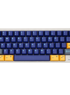 domikey HHKB PRO2 TYPES 静电容键盘专用灰白 蓝黄 灰橙彩色键帽