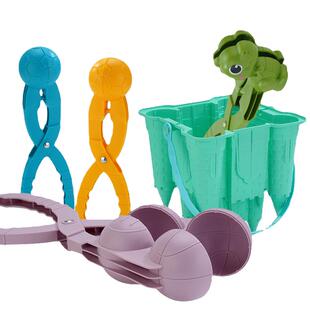 儿童雪球夹子大号雪人夹玩雪玩沙工具打雪仗堆雪人神器模具玩具