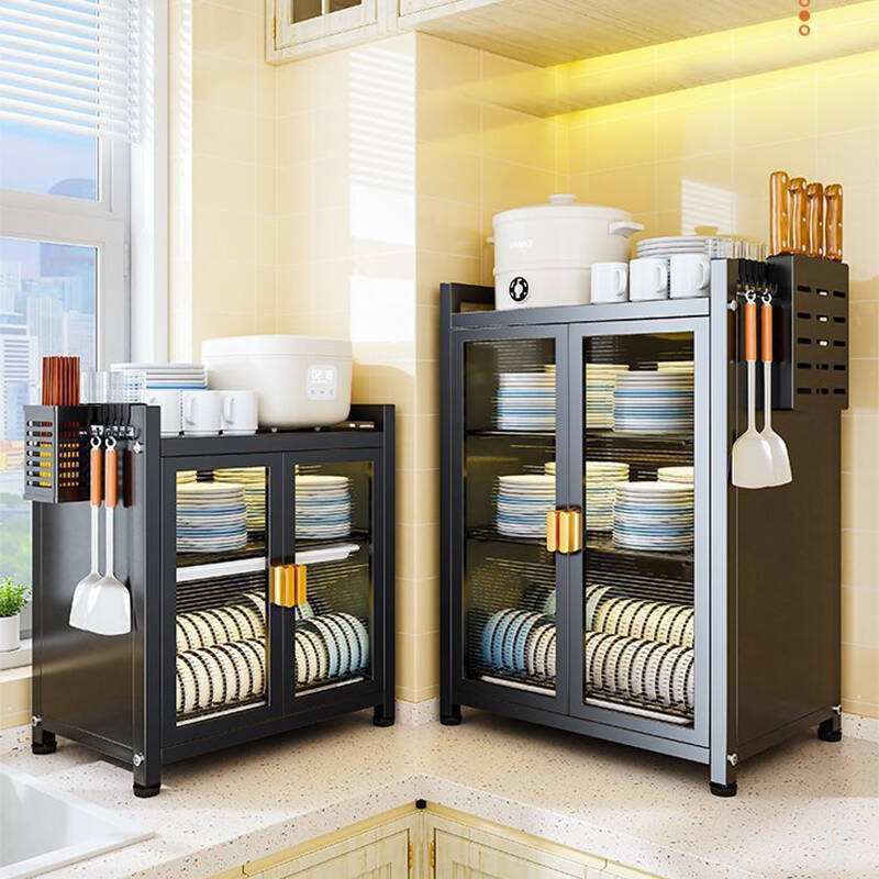 碗柜厨房多层碗碟置物架家用碗架台面筷盘防尘收纳盒多功能沥水架