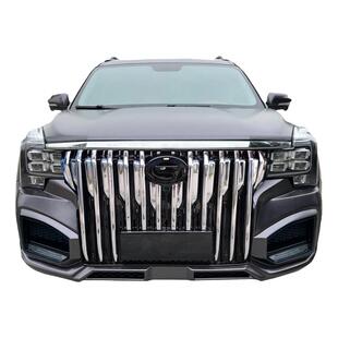 适用于传祺GS8改装大包围传奇GS7前杠电镀中网镀铬款改装件GS8