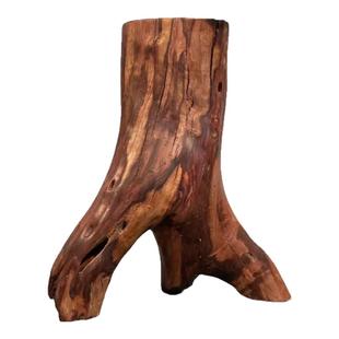 沉木乌龟晒台深水晒龟台鱼缸造景高水位爬台躲避守宫鬃狮蜥拱桥木