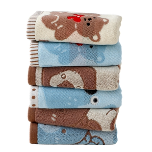 A类纯棉儿童专用洗脸毛巾男女宝宝洗澡全棉柔软吸水可爱不易掉毛