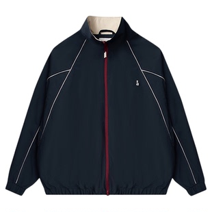 roaringwild a arch 咆哮野兽 撞色结构线立领外套男美式宽松夹克