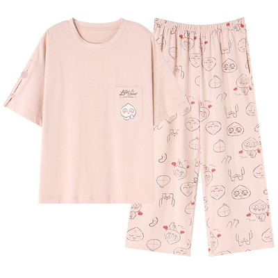 新一步春夏睡衣女纯棉