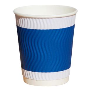 咖啡杯一次性带盖加厚瓦楞纸杯豆浆奶茶热饮打包杯外带ins风商用