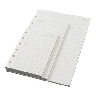 空白纸横线a5b5a6活页笔记本可拆卸学生记事本a7可替换内芯纸9孔