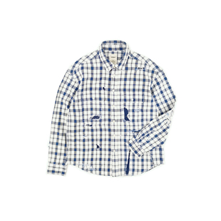 SONOFLOONG复古破坏格子日系衬衫水洗LUMBER SHIRT CRASH非VISVIM