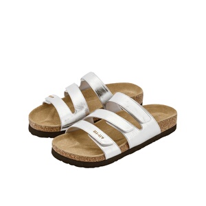 明星同款73hours女鞋拆礼物2024夏新款魔术贴懒人拖鞋外穿勃肯鞋