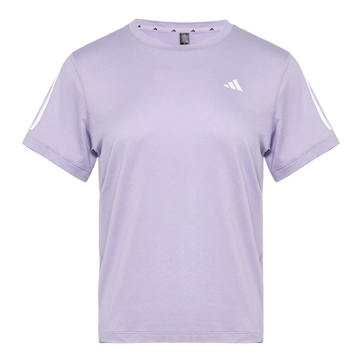 adidas阿迪达斯2026夏女三条纹圆领速干运动短袖T恤健身服 KU8748