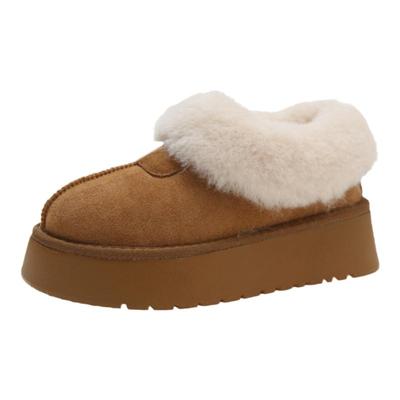 大码女鞋雪地靴冬季棉鞋