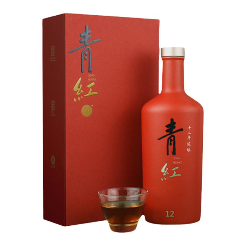 福建福州闽侯官青红曲黄酒十二年国色青红酒收藏级500ml/瓶礼盒装