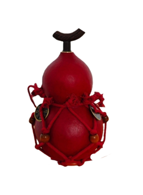 瑞幸鹤玺葫芦水壶斜跨背绳手工