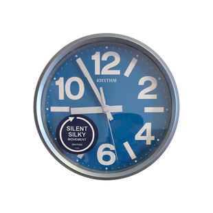 正品日本RHYTHM丽声挂座钟卧室书房办公室彩色静音两用石英钟890