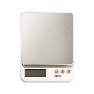 得力小型电子厨房烘焙秤高精准电子秤家用食物秤2025新款商用克称