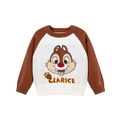 迪士尼男童套头针织毛衣春秋冬