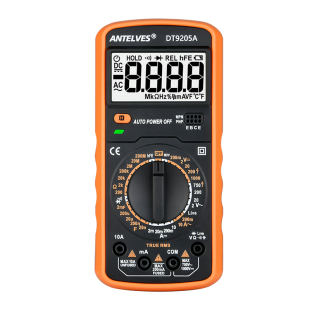 DT9205A数字式万用表高精度智能防烧万能表便携家用电子电工专用