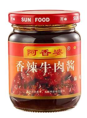 阿香婆30年香辣牛肉酱拌饭拌面