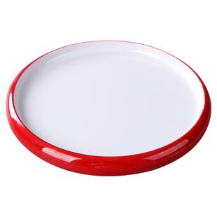 餐厅饭店炒菜盘子餐具自助餐盘网红点心盘仿瓷凉菜盘商用密胺圆盘