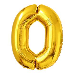 大号金色数字铝膜气球生日气球派对布置生日装饰周岁气球表白气球