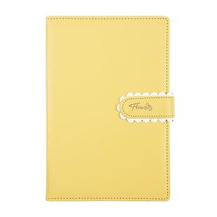 a5笔记本子软皮加厚可爱少女心记事本简约ins风文艺精致大学生日记手账本皮面工作会议记录本定制可印logo