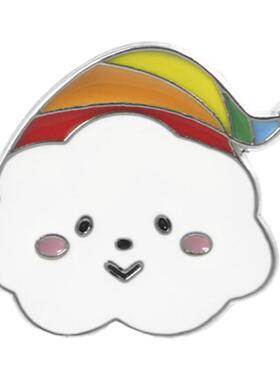 海洛迪小清新合金通用微笑徽章