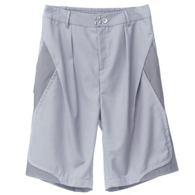 假两层穿插形式西装二合一拼接