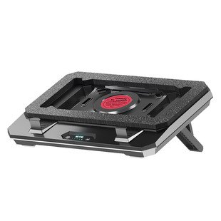 IETS GT350压风式笔记本散热器底座静音风冷电脑游戏本专用散热神器防尘涡轮风扇支架适配外星人ROG玩家国度