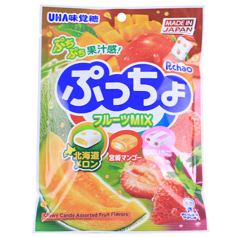 进口普超碳酸日本夹心软糖悠哈