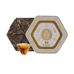 中茶福建白茶  DW1321守白系列五年陈寿眉白茶饼30g  便携装茶叶